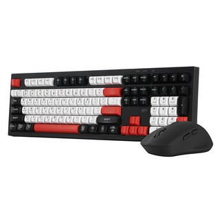 지클릭커 오피스프로 WMK50 사일런스 M 무소음 무선 블루투스 108 키보드 마우스 세트, 일반형, Poker 108키
