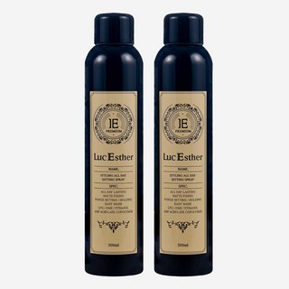 루체스터 스타일링 올데이 세팅 무광 헤어 픽서 스프레이, 300ml, 2개