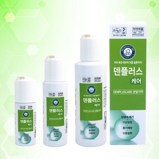 덴플러스 케어 분말치약, 80g, 1개