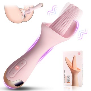 LICKLIP 여사 바이브레이터 지스팟+클리토리스를 동시에 자극 의료용 실리콘소재 하이퀄리티 여성딜도형진동기, 1개, 핑크색 대표 이미지 - LICKLIP 추천