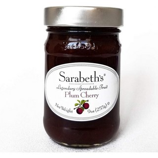 Sarabeth's 사라베스 레전더리 자두 체리 스프레더블 프루트, 2개, 255g