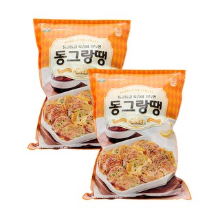 전원푸드락 동그랑땡 업소용 대용량 1kg, 2개