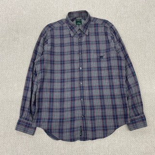 S457 헨리코튼 체크 셔츠