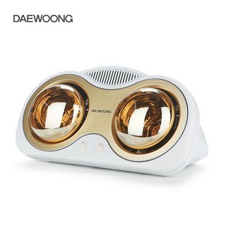 대웅 욕실히터 순간난방히터 욕실난방기 화장실온열기 2구 DWH-BR2020 사용 모습