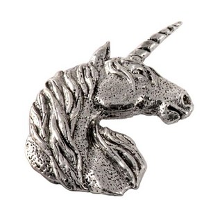 Creative Pewter Designs 유니콘 핀 판타지 뿔 신화 라펠 브로치 모자 백팩 퓨터 50개 이상의 디자인 미국 핸드메이드. A105