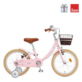 [바이크7] 2024 삼천리 딩고 18인치 - 100%완조립 5세 6세 보조바퀴 어린이 아동 키즈 레스포 바구니 마카롱벨 알루미늄 클래식 네발 자전거, 라이트 핑크, 1개