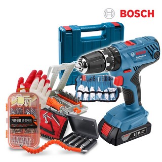 보쉬 충전 전동드릴 GSR 18V-21(1B)+오픈형툴백