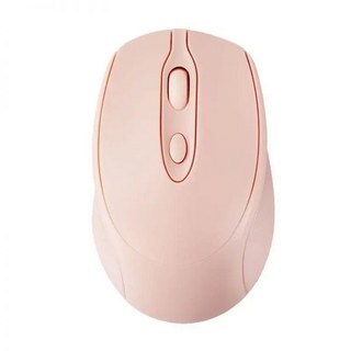 블루투스마우스 오피스 저소음 무선 사일런트 마우스 2G 듀얼 모드 블루투스 호환 충전식 광학 맥북 노트북 PC 직장 사무실용 1600 DPI, Pink