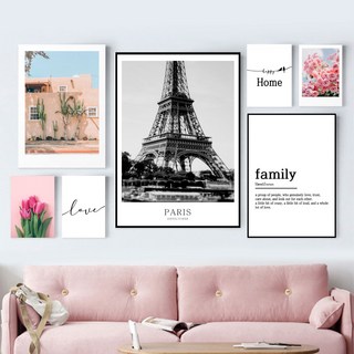 인테리어 캔버스 포스터 액자 흑백액자 레터링 집들이 개업 행운 선물 거실 소품, 5.레터링5