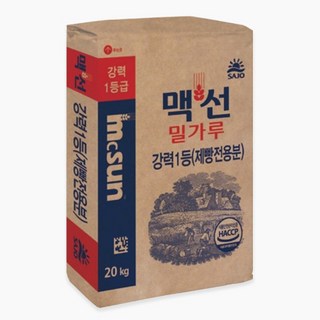 맥선 강력1등 제빵전용분밀가루 20kg, 1개