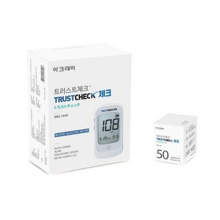 아크레이 트러스트체크 혈당 시험지 50매1통, 1개