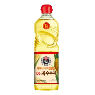 백설 옥수수유, 900ml, 1개