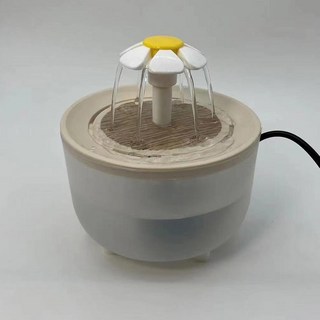 애견용품 반려동물 자동 필터 USB 전기 음소거 고양이 술꾼 그릇 1200mL 재순환 필터 고양이 물 디펜서, USB 5V, 1.2L 15 15 9cm, 1개