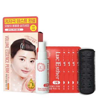 루체스터 볼륨 에센스 셀프 앞머리 볼륨 펌( 5회사용), 1개, 볼륨 에센스 펌 1세트, 100ml