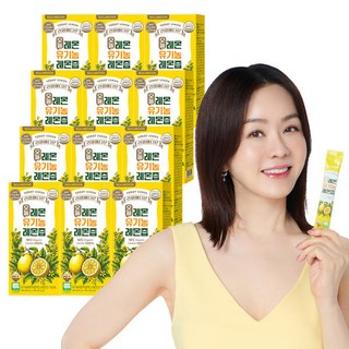 리얼메디온 오늘레몬 유기농 레몬즙 12박스 총168포 NFC100% 착즙 레몬수 원액 레몬 주스 레몬물 액상 스틱, 리얼메디온 오늘레몬 레몬즙 12박스 총168포 NFC1