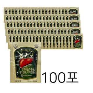 대웅생명과학 웅기보 밀크씨슬 비타민B 피로회복, 2정, 100개 대표 이미지 - 피로회복제 추천