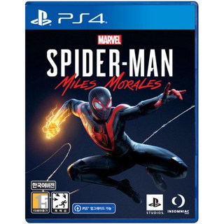 PS4 스파이더맨 마일즈 모랄레스 한국 정발 중고품, 중고 / 시디 케이스 깨끗 대표 이미지 - PS4 게임 추천