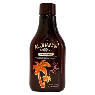 푸드어홀릭 알로하와이 태닝 오일(150ml) 건강한 구릿빛 피부, 1개, 150ml