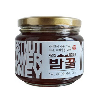 프리미엄 지리산 100% 밤꿀 560g – 무방부제, 무첨가물, 1개 지리산밤꿀