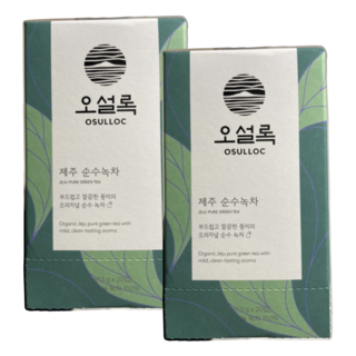 오설록 제주 순수녹차, 1.5g, 40개입, 1세트