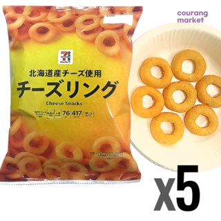 일본 세븐일레븐 치즈링, 5개, 76g