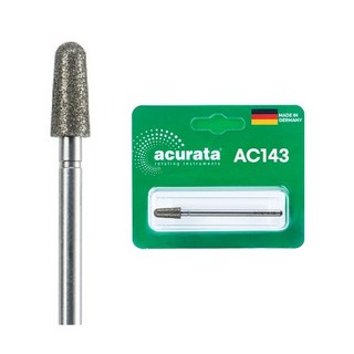 AC143 아큐라타 다이아 네일 드릴 비트 큐티클 주변 마무리용, 1개