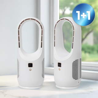 독일브랜드 3단세기 USB C타입충전 날개없는 무선 탁상 캠핑용 사무실 미니 선풍기 BLDC모터 1+1더블세트