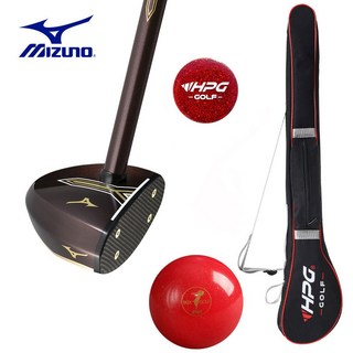 미즈노 파크골프 채 PG511 4종세트 클럽 가방 공 브라운 상품 이미지