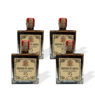 꼼파니아 델 몬탈레 발사믹 식초 25년산 [원산지:이탈리아], 4개, 250ml