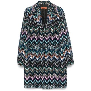 Missoni 셰브런 니트 코트