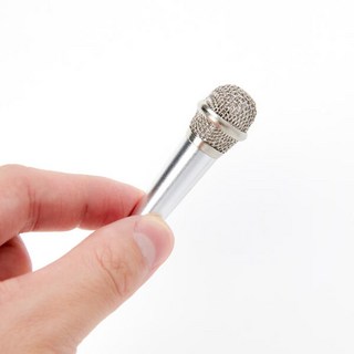 아트박스 스마트폰 미니 마이크 실버 C타입