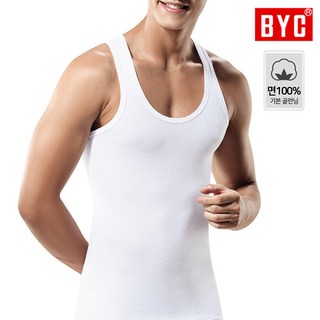 BYC 남성 민소매 골런닝 3매입 BYC2113