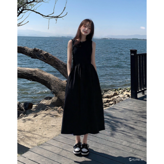 룬블랑슈 롱 여름 민소매 나시 원피스