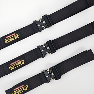 컴잇 코브라 버클 스트랩 캠핑 고강도 스틸 벨트 40cm, 1개, 90단, 블랙