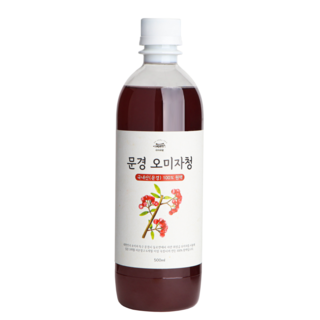 [정제수 없는]지미다원 문경 오미자 청 원액 국산 100%, 1개, 1개입, 500ml