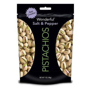 솔트 앤 페퍼 피스타치오 198g (지퍼백 타입) Wonderful Pistachios, 2개