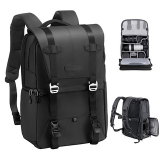 K&F CONCEPT 대용량 방수 카메라 백팩 20L, 블랙, 1개 여성용카메라백팩 K&F CONCEPT 대용량 방수 카메라 백팩 20L, 블랙, 1개 여성용카메라백팩