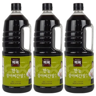 더본코리아 더본 백종원의 만능 장아찌 간장소스, 1.8L, 3개