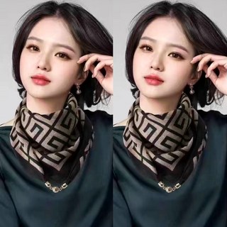 우아한클릭 여성 1+1 쁘띠 봄 미니 자석 스카프