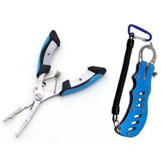 도나토르 피싱그립+니퍼 플라이어 세트 립그립 바늘빼기 낚시집게 피쉬그립 낚시그립 물고기집게, 그립+플라이어, 혼합색상, 1개