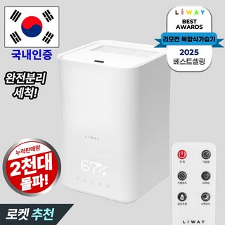 리웨이 오토습도조절 복합식 가습기 100도 살균 신생아 가습기