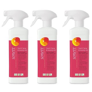 소네트 다림질풀 스프레이 500ml, 핫핑크라벨, 3개