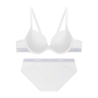 코데즈컴바인 이너웨어 심플로고밴드 에어로쿨 베이직 브라 팬티 세트
