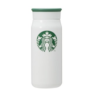 스타벅스 재팬 스테인레스 미니 보틀 화이트 355ml, 1개