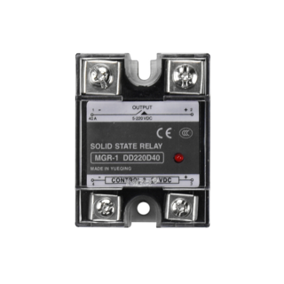 P204 SSR DD220D40 40A IN3-32VDC OUT5-220VDC 릴레이, 1개