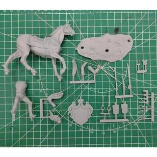 레진 피규어 조립 모델 모형 키트 역사 군사 가드 엘리트 기병대 미조립 미도색, 1개, 1. Spot goods