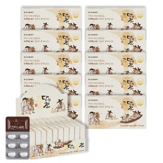코오롱 주당의 비결 프리미엄 숙취해소제 650mg 6정 10박스, 4g, 10개