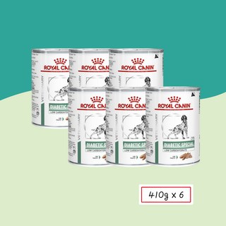 로얄캐닌 독 다이아베틱 캔 410g+6 당뇨 처방식 DIABETIC, 닭, 410g, 6개