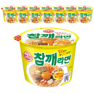 오뚜기 참깨라면 큰사발 컵라면, 8개