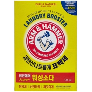 암앤해머 세탁첨가제 워싱소다, 1.55kg, 1개